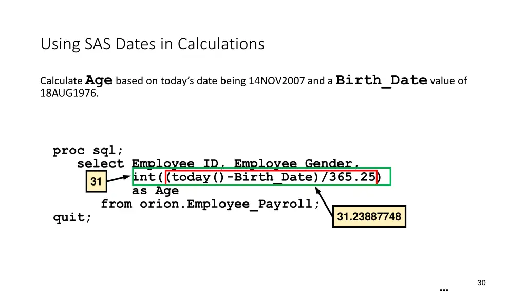 using sas dates in calculations 2