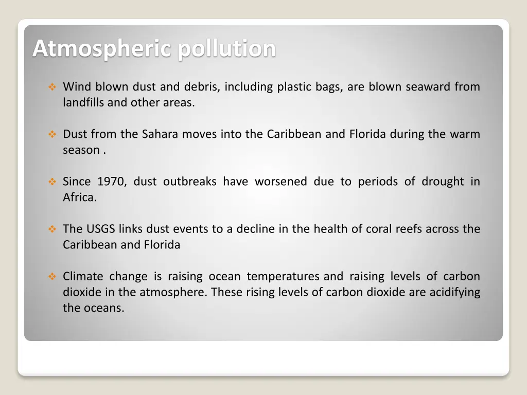 atmospheric pollution