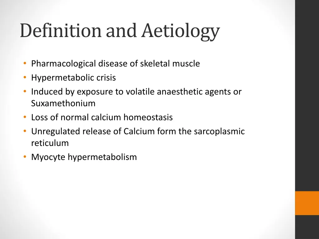 definition and aetiology