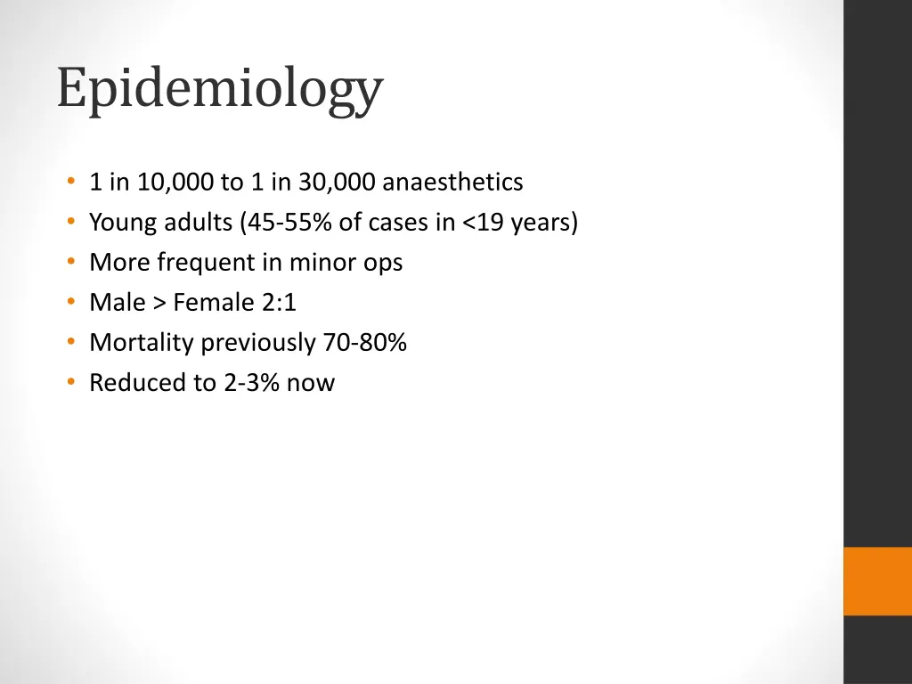 epidemiology