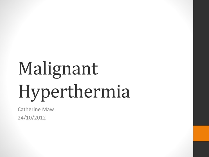 malignant hyperthermia