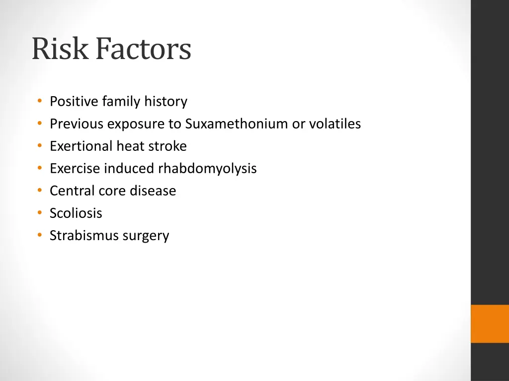 risk factors