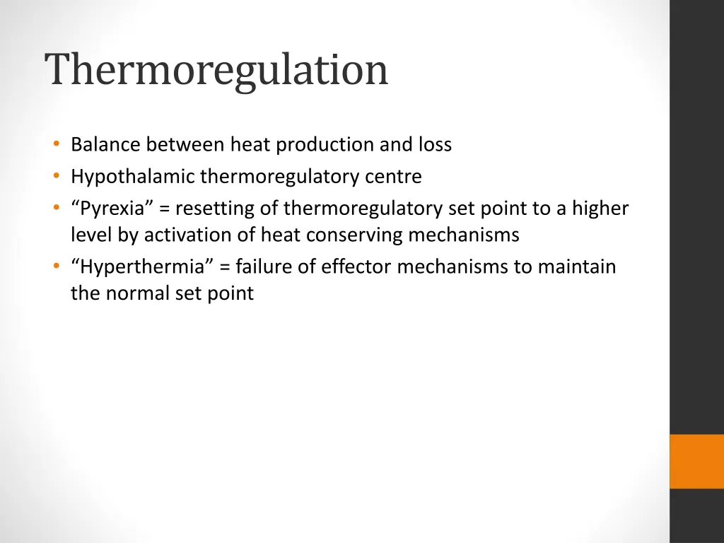 thermoregulation