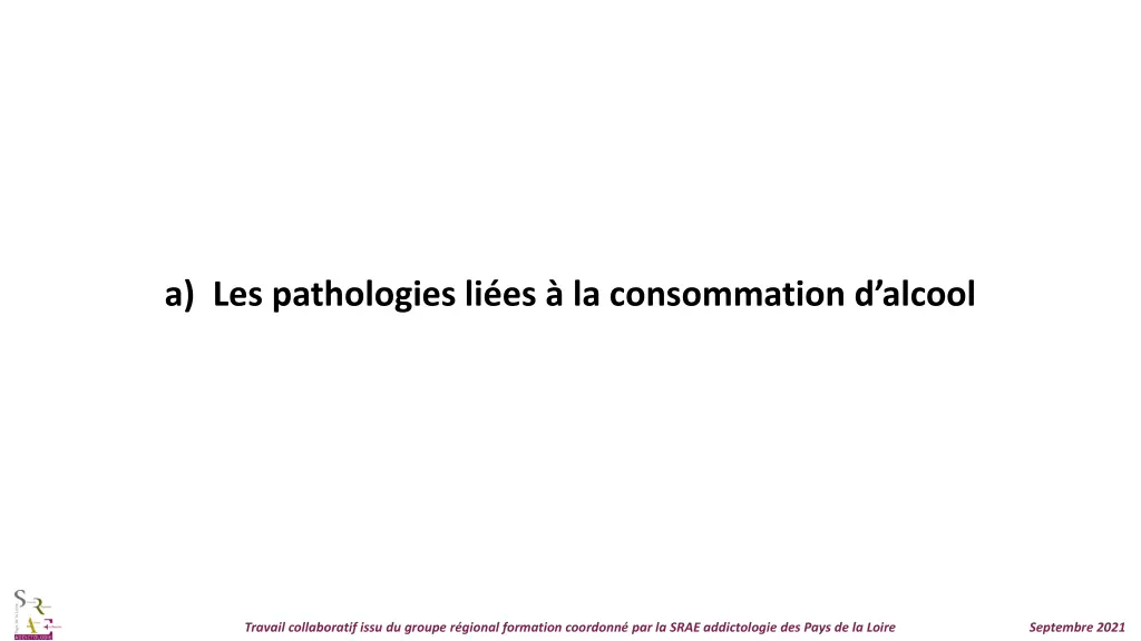 a les pathologies li es la consommation d alcool