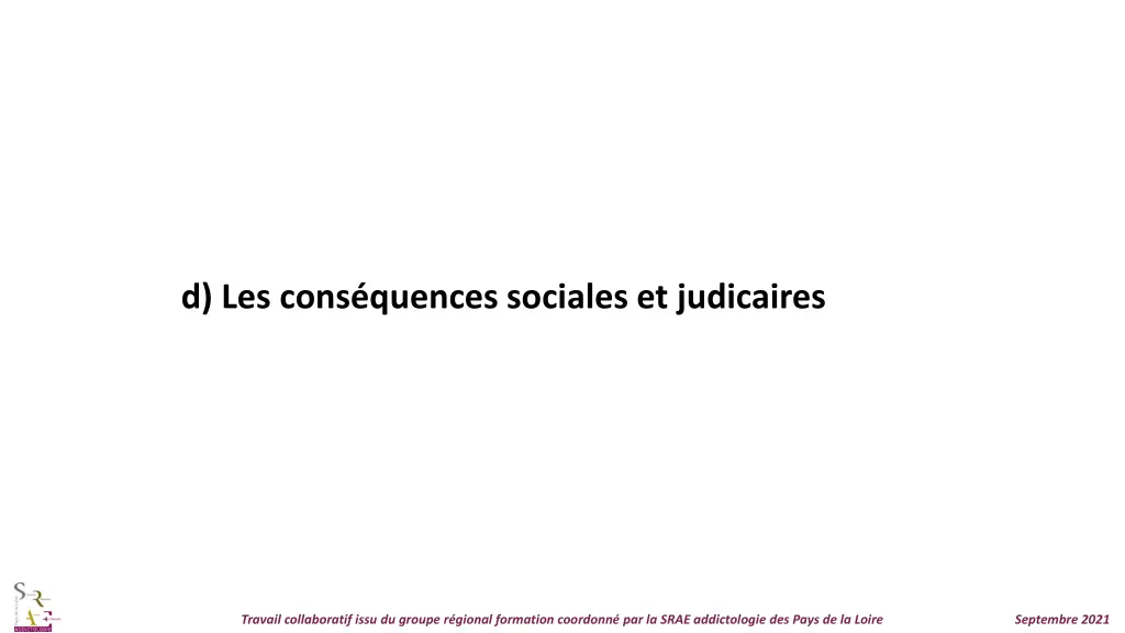 d les cons quences sociales et judicaires