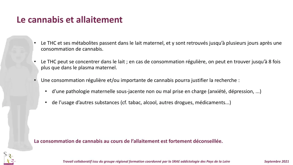 le cannabis et allaitement