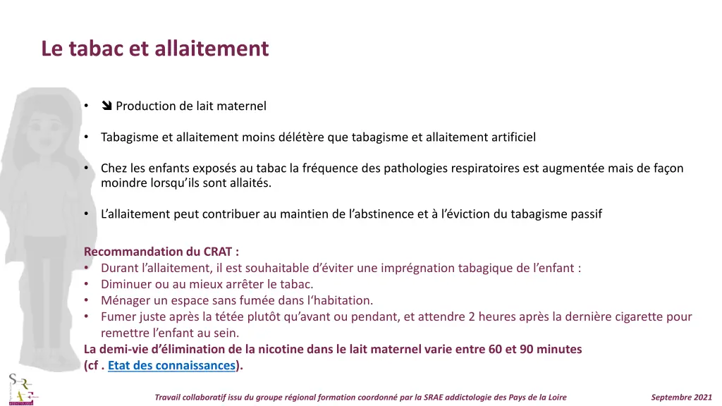 le tabac et allaitement