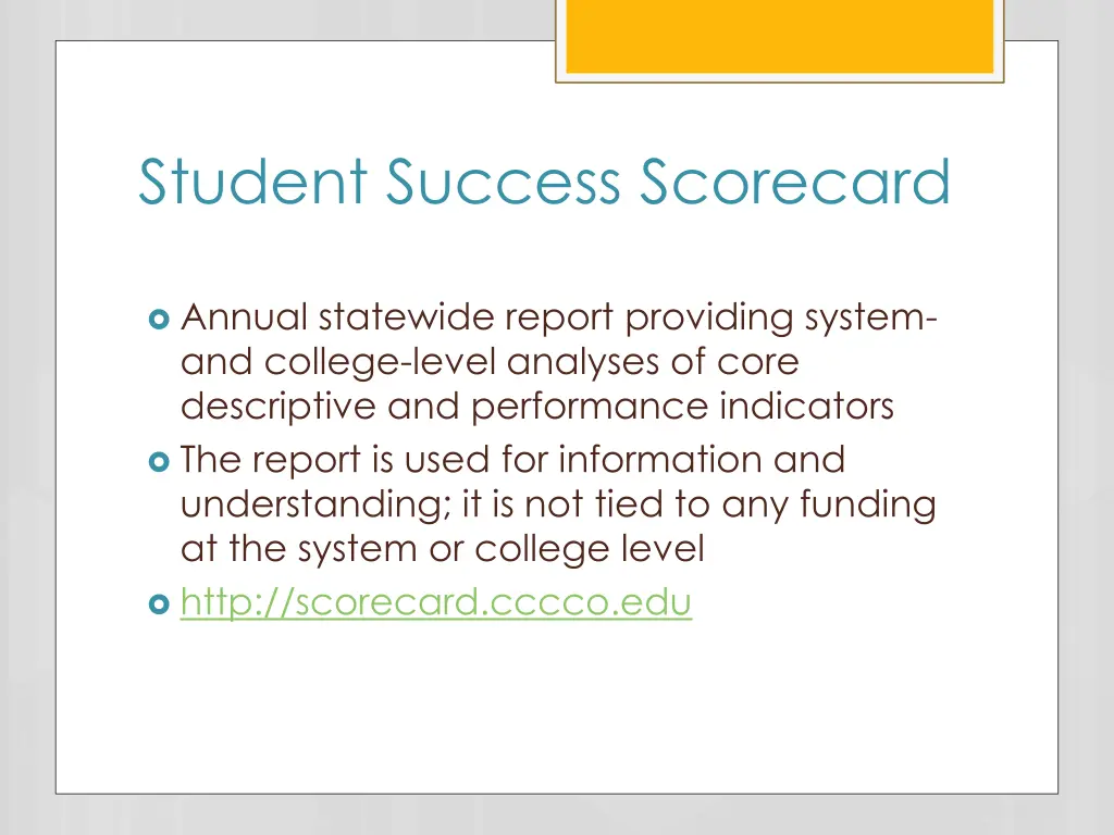 student success scorecard 1