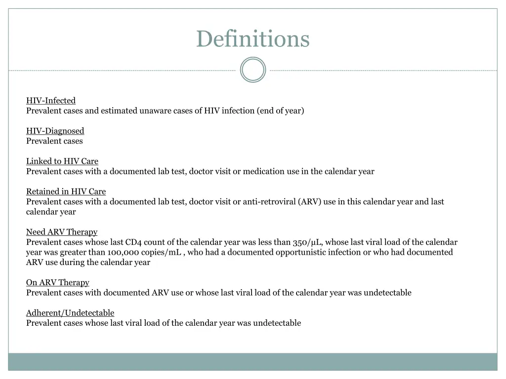 definitions