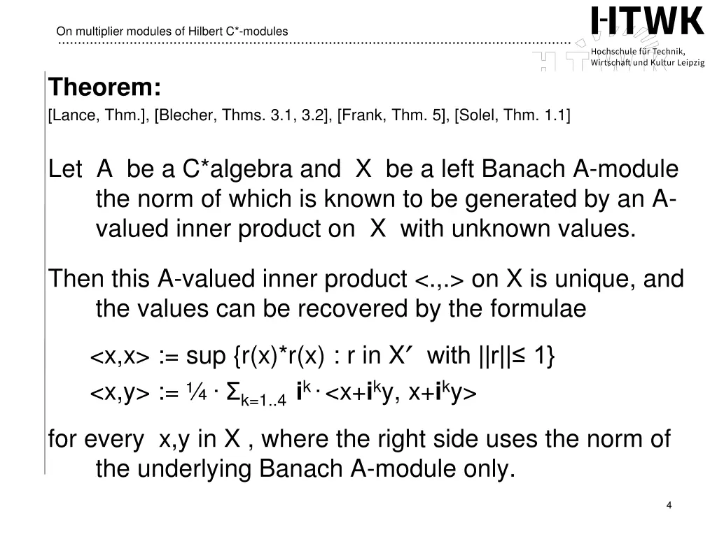 on multiplier modules of hilbert c modules 3