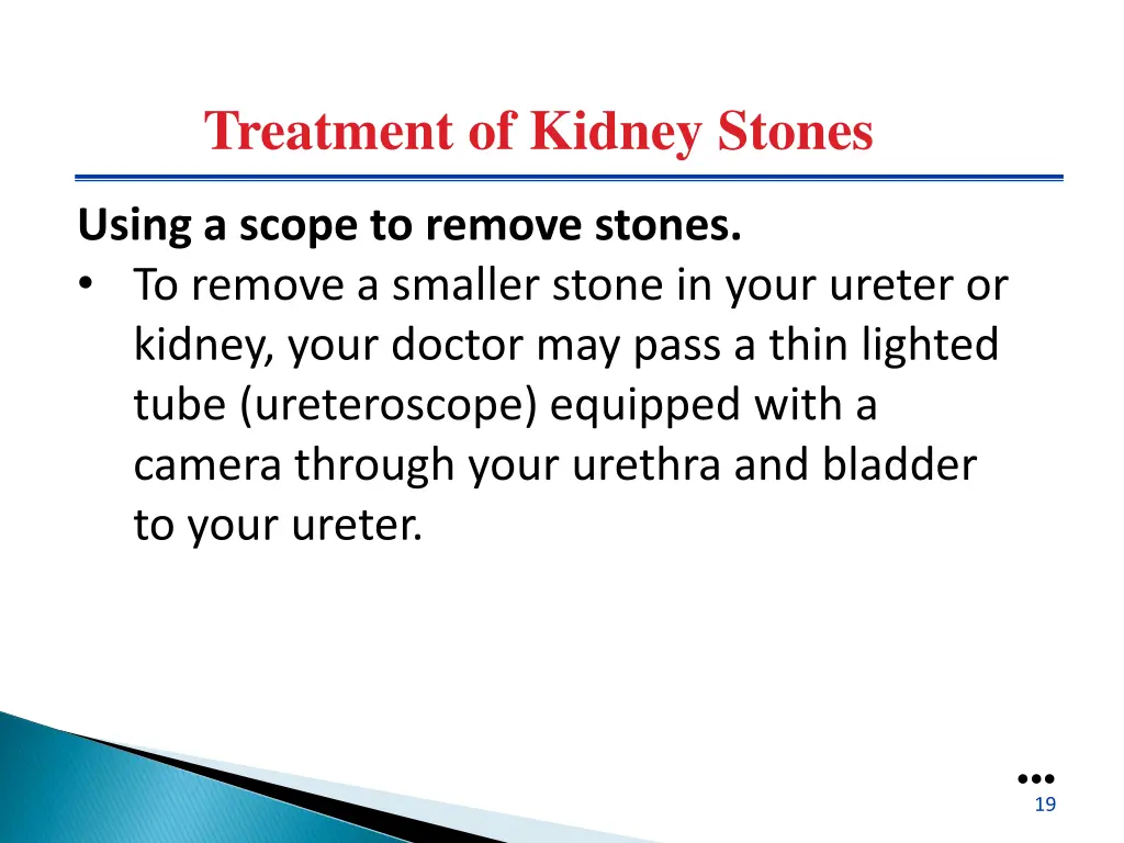 treatment of kidney stones 3