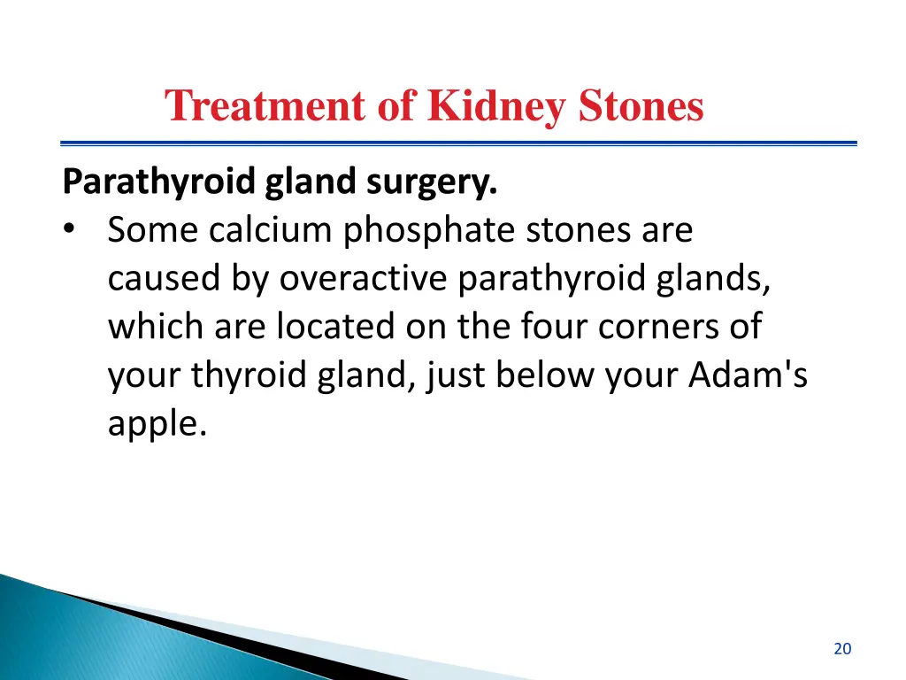 treatment of kidney stones 4