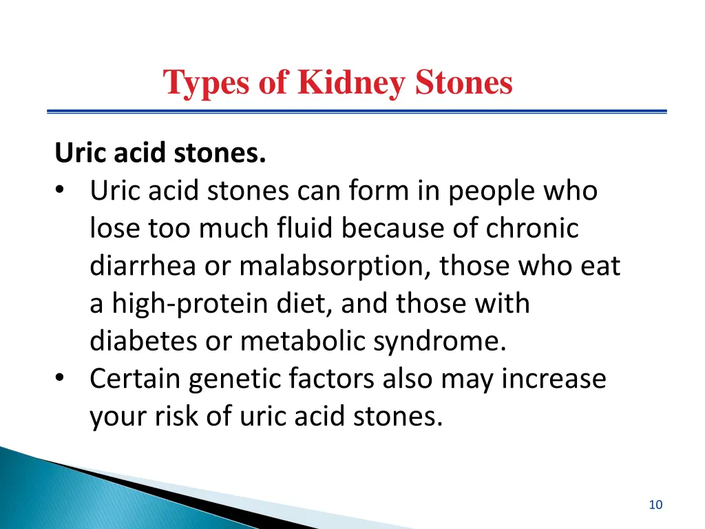 types of kidney stones 2