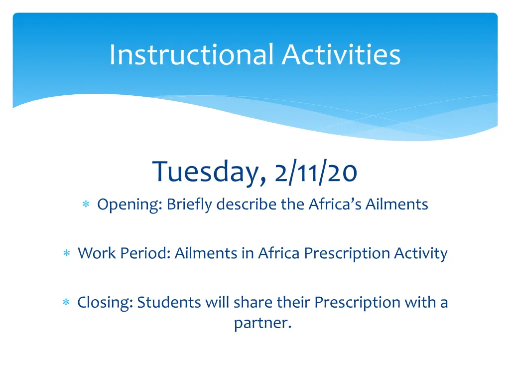 instructional activities 1