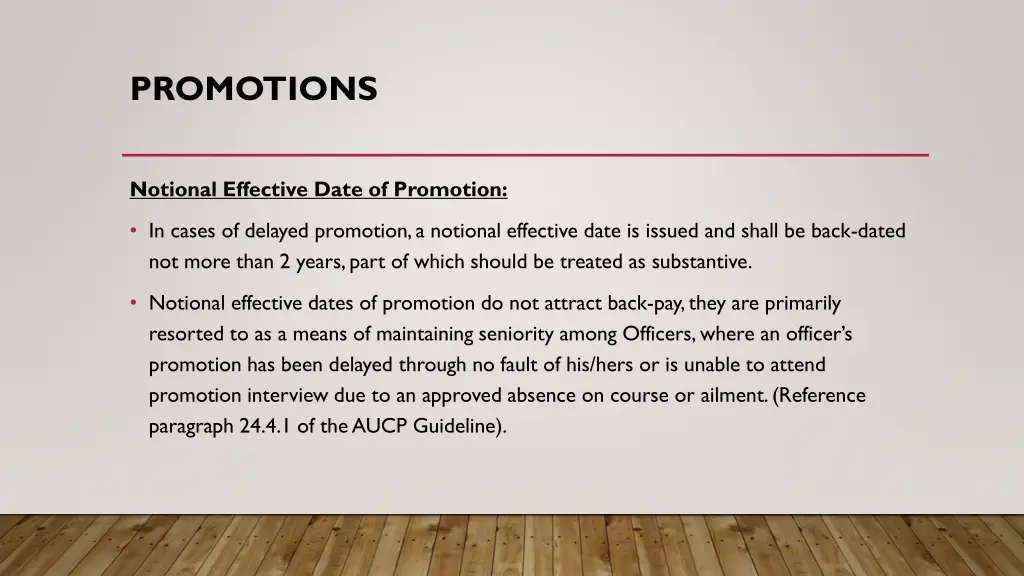 promotions
