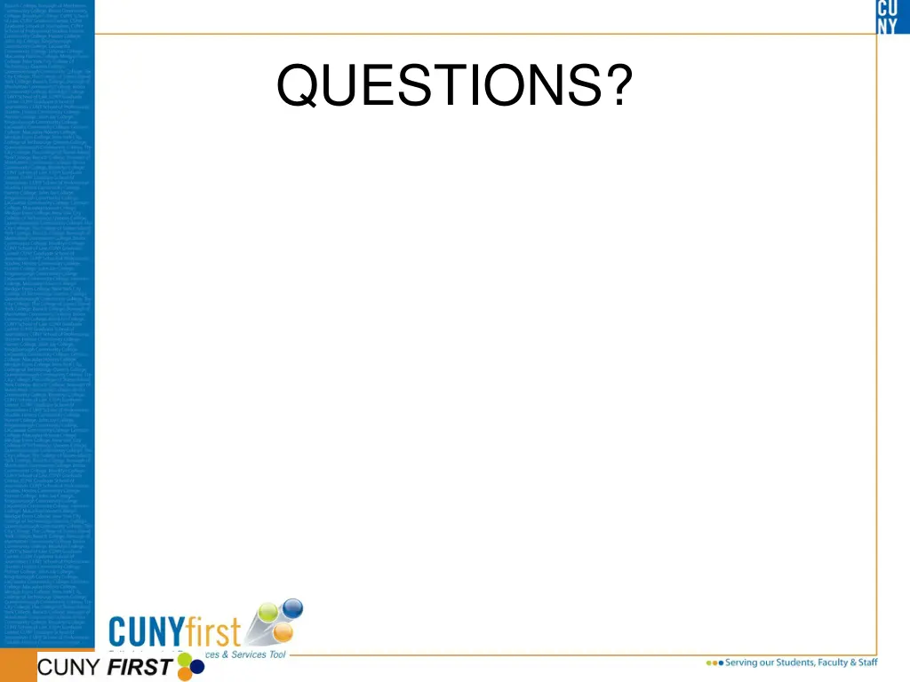 questions