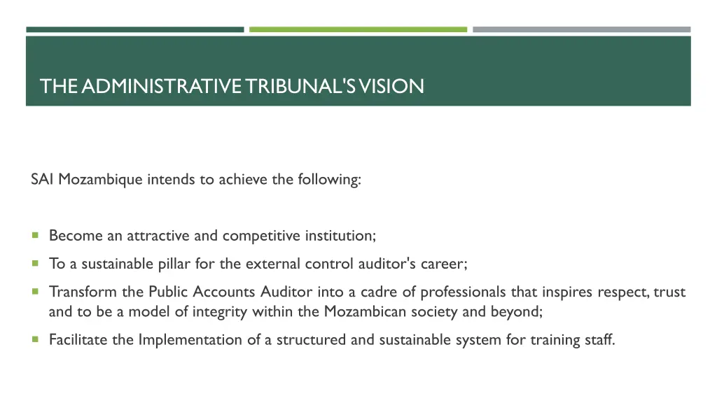the administrative tribunal s vision