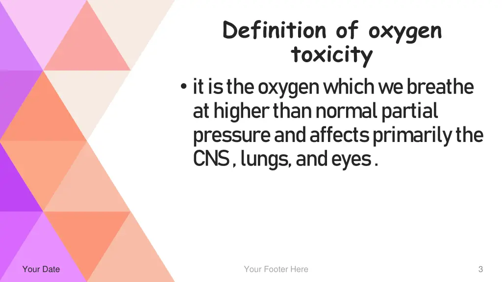 definition of oxygen toxicity it is the oxygen