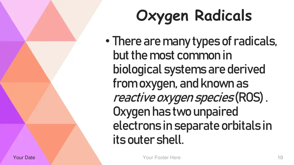 oxygen radicals