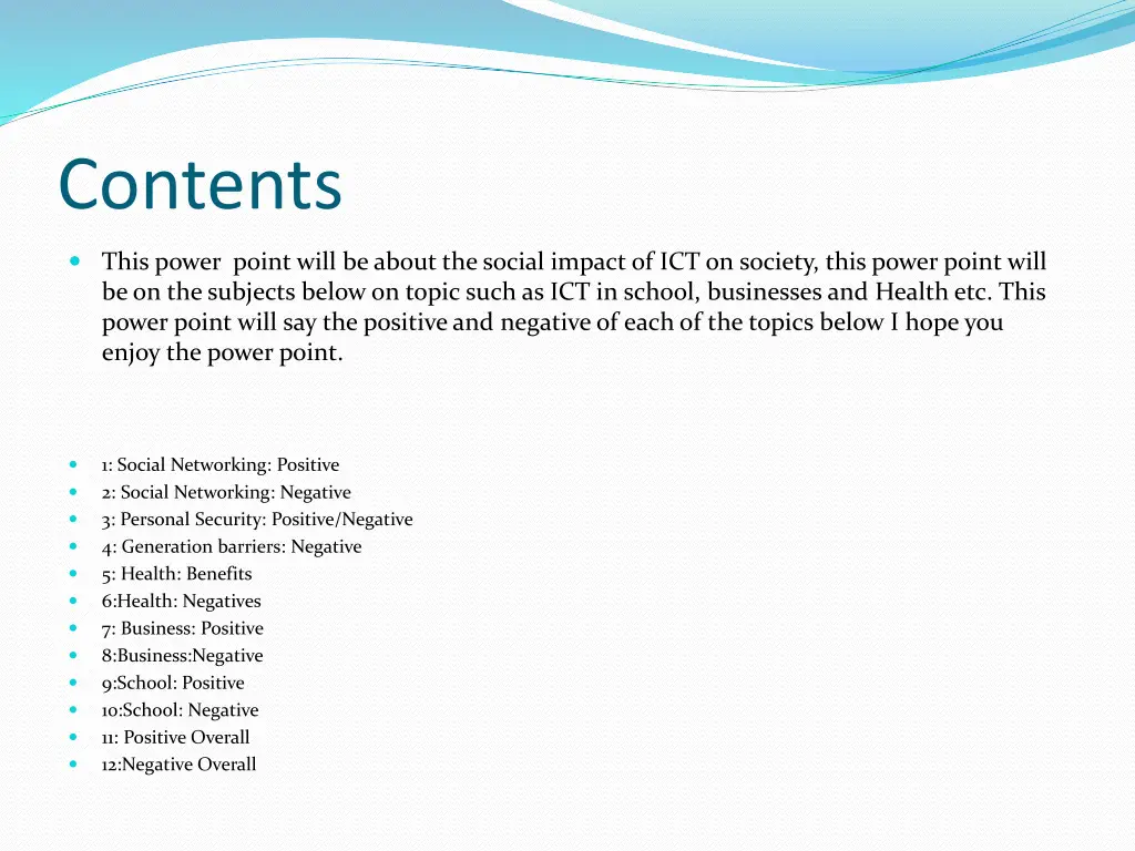 contents
