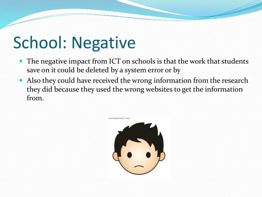 school negative