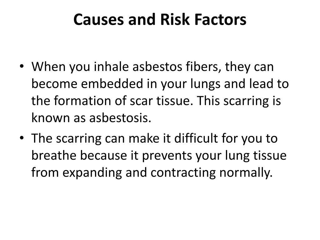 causes and risk factors