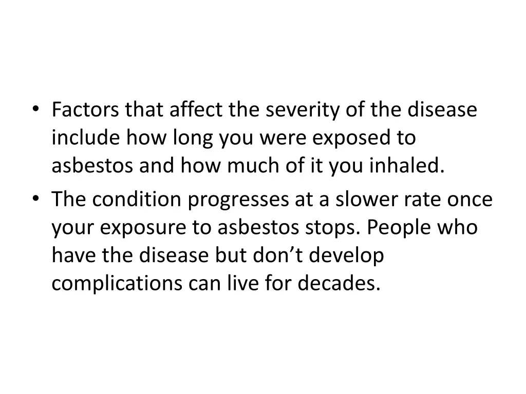 factors that affect the severity of the disease