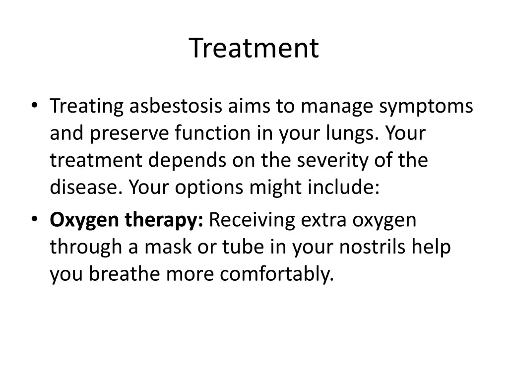 treatment