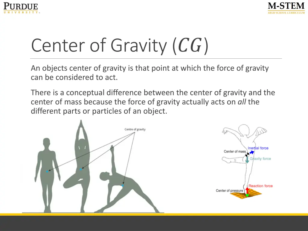 center of gravity