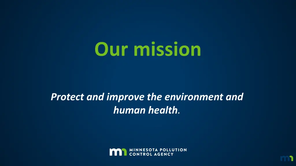 our mission
