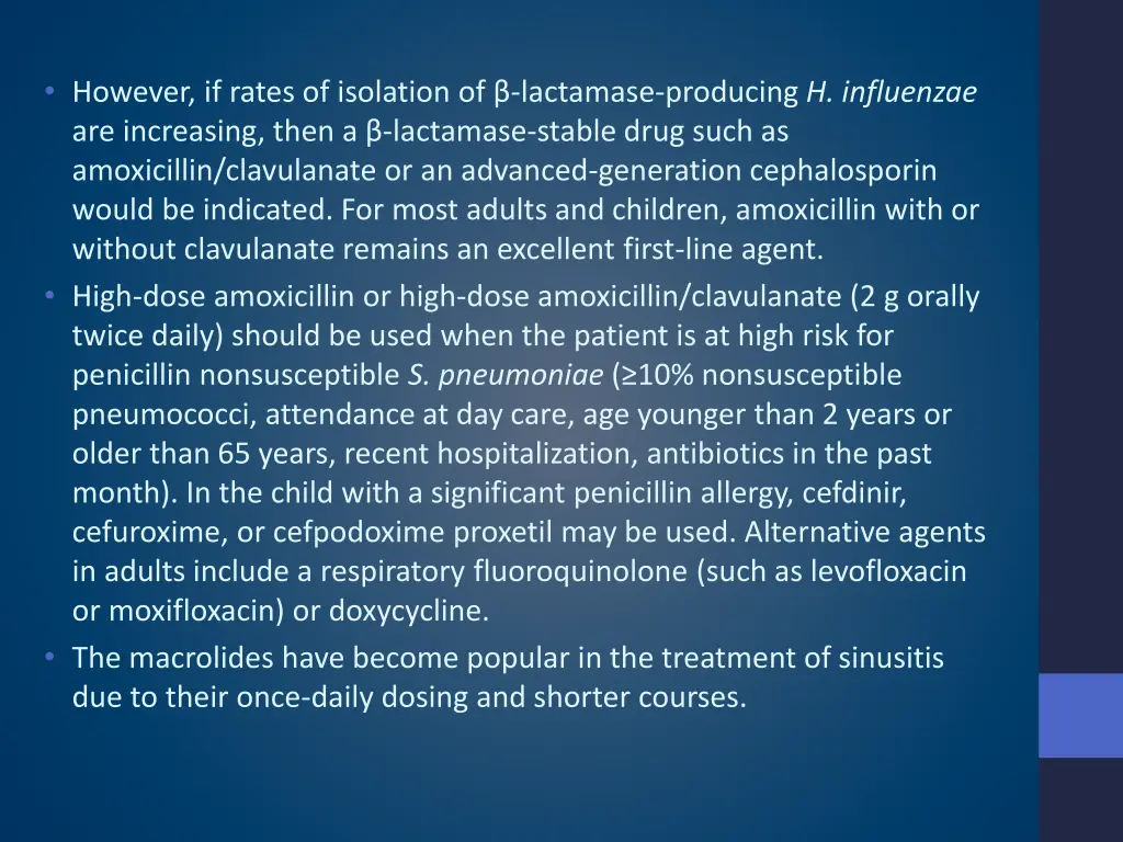 however if rates of isolation of lactamase