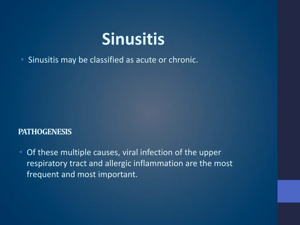 sinusitis