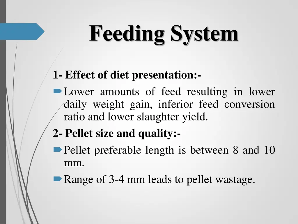 feeding system