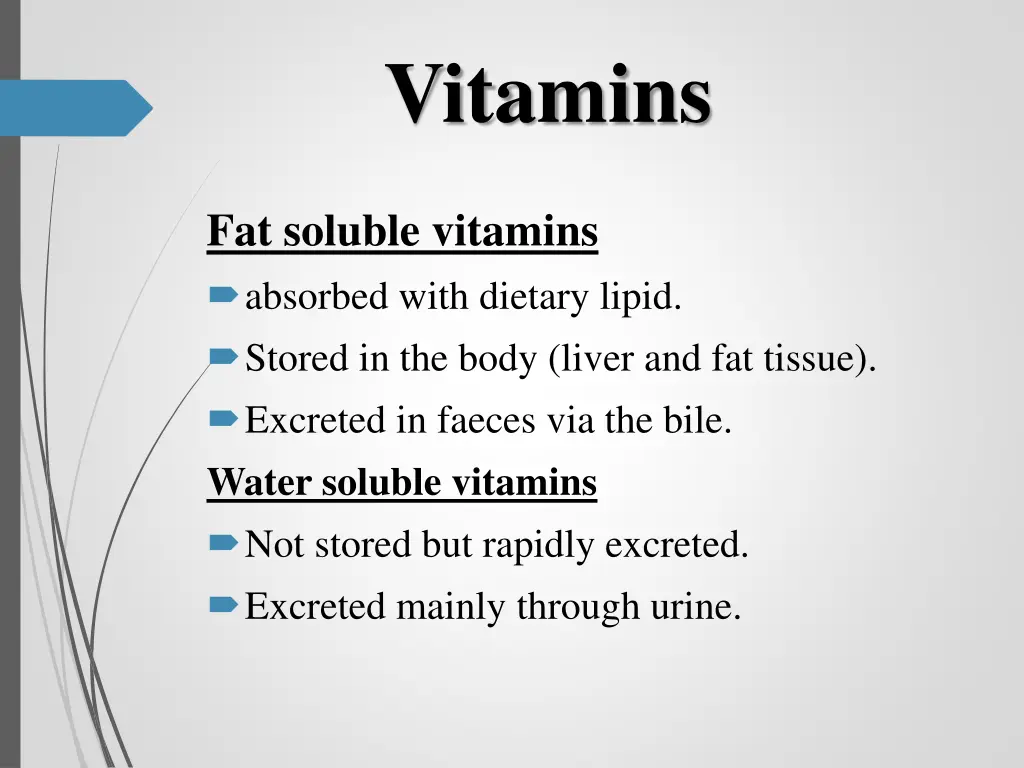 vitamins