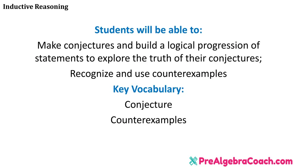 inductive reasoning