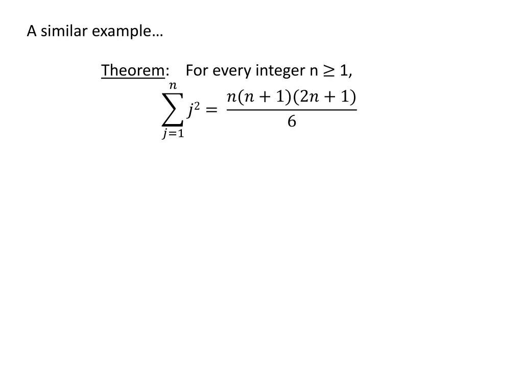 a similar example