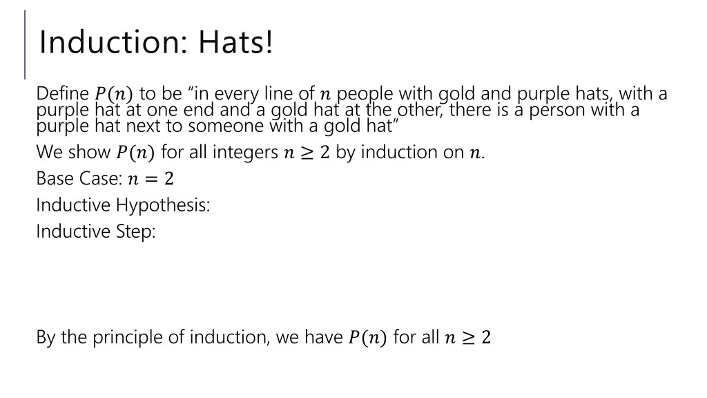 induction hats 1