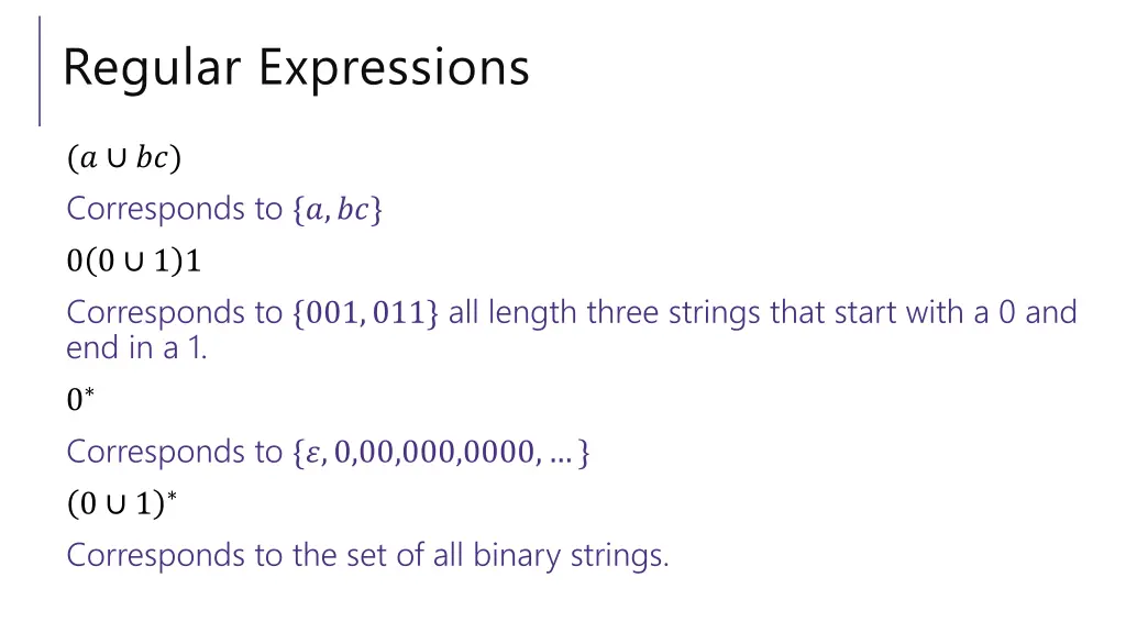 regular expressions 5