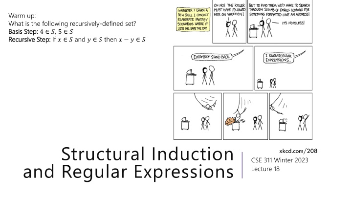 warm up what is the following recursively defined