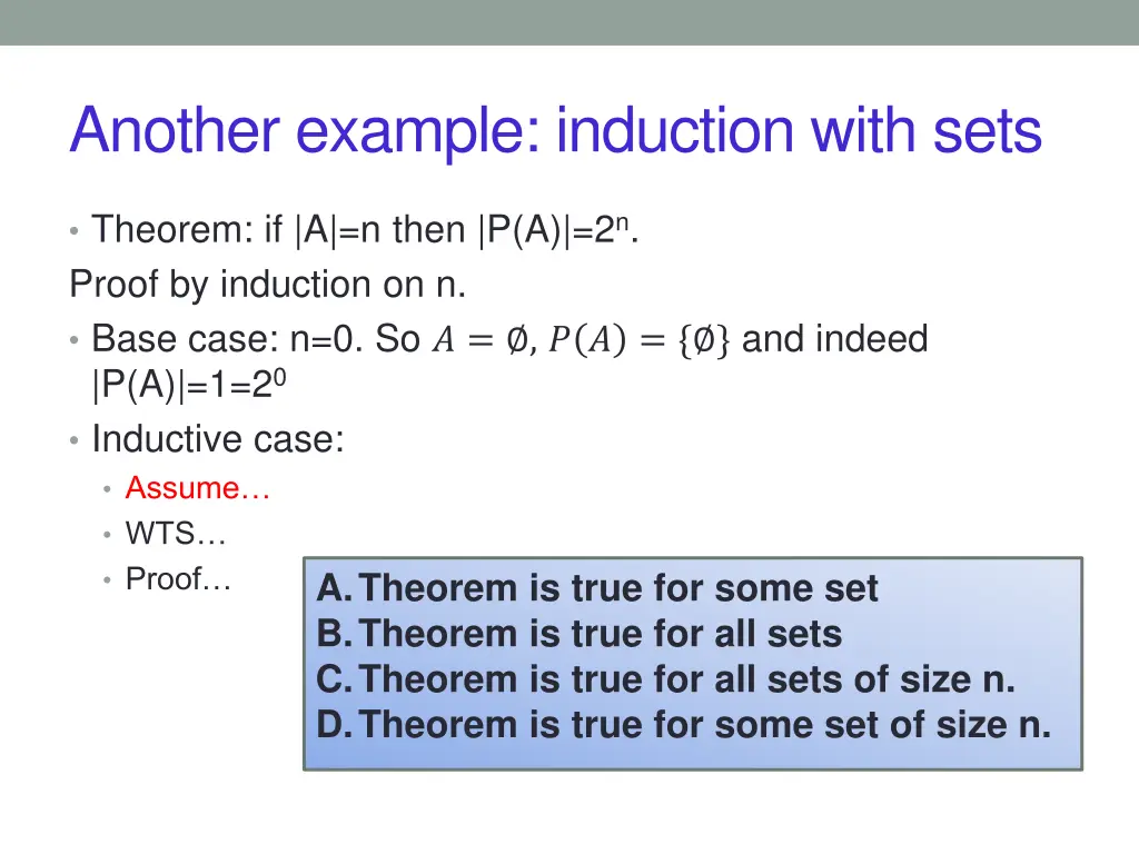 another example induction with sets 3