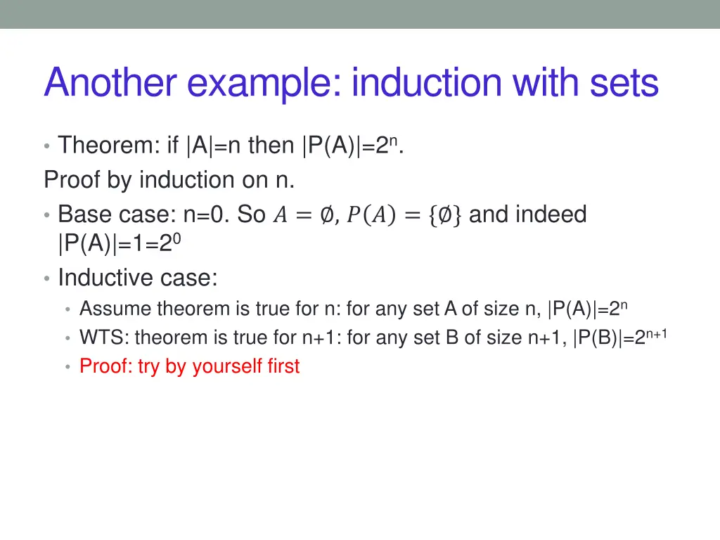 another example induction with sets 7
