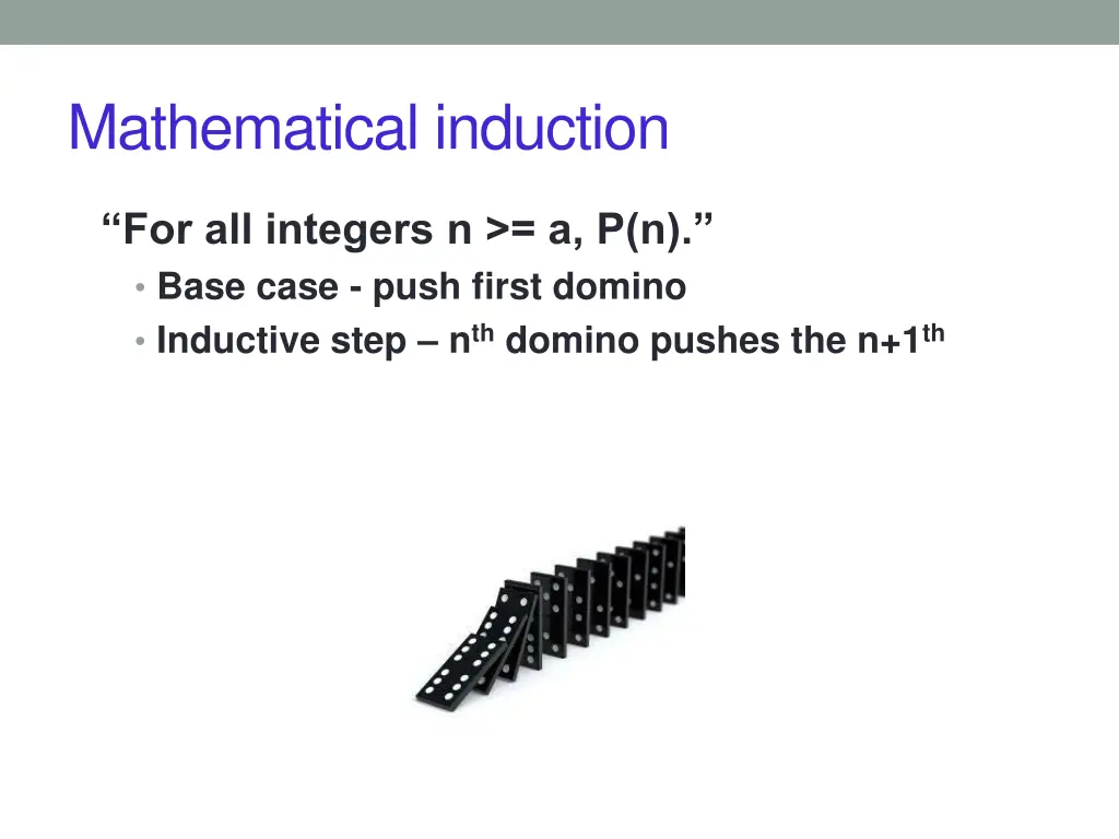 mathematical induction 1