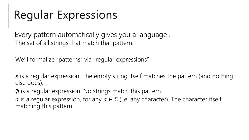 regular expressions 2