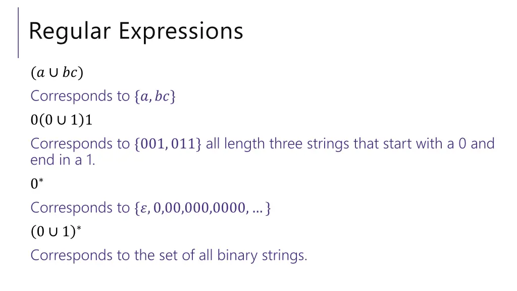 regular expressions 5