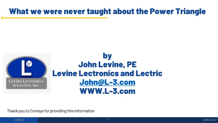 what we were never taught about the power triangle