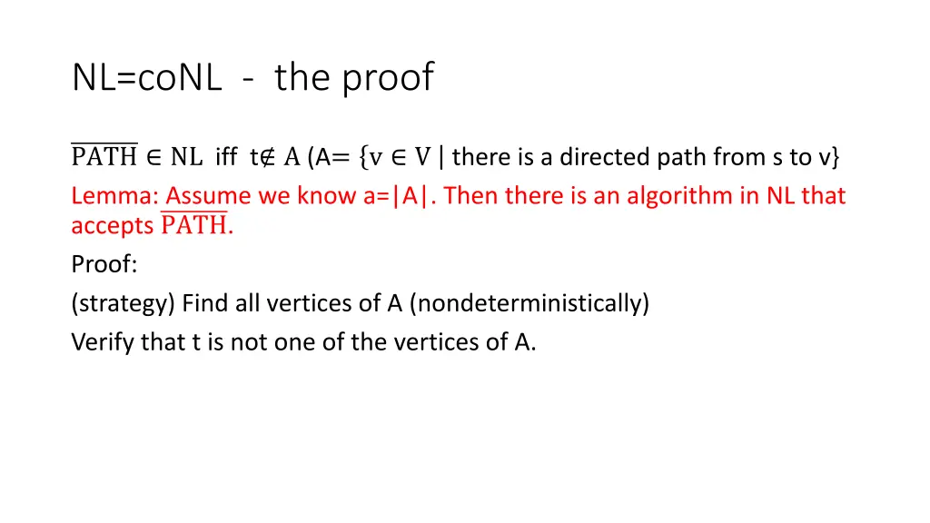 nl conl the proof 2