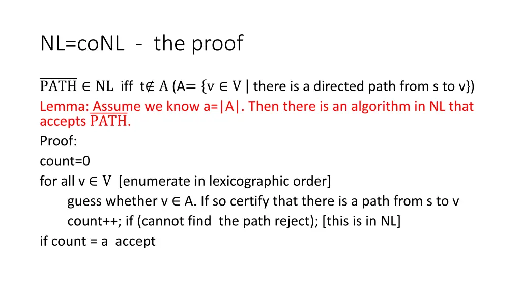 nl conl the proof 5