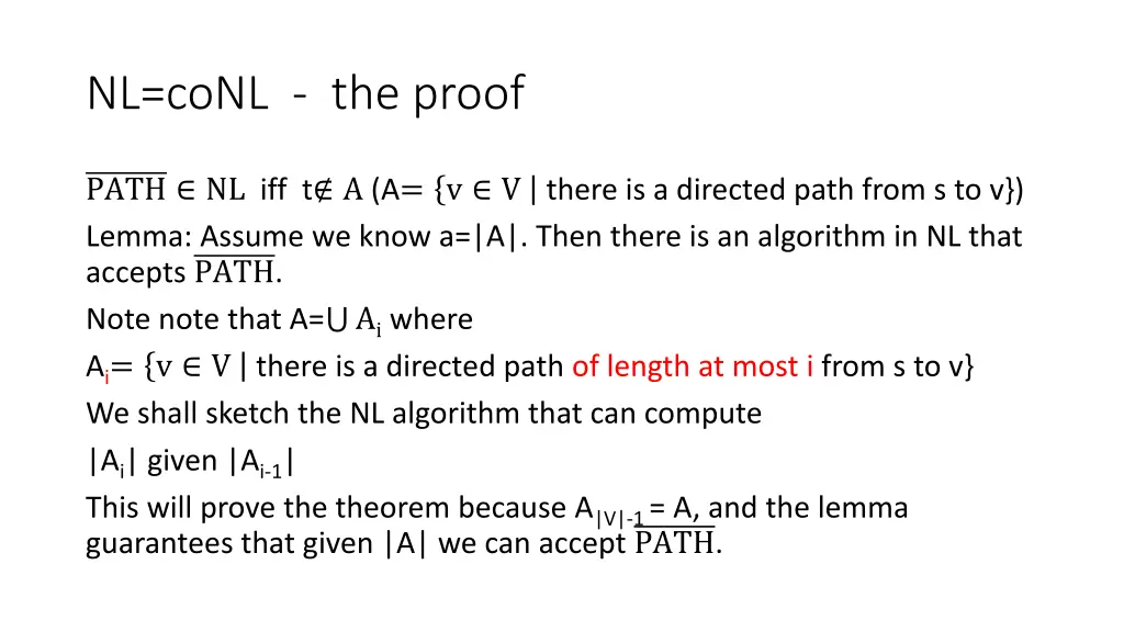 nl conl the proof 7