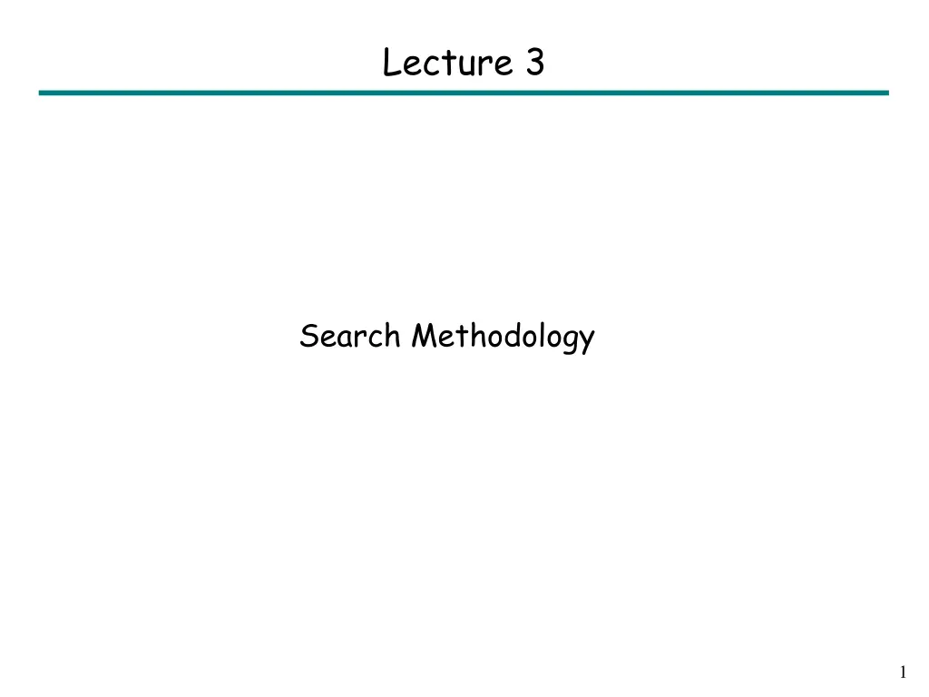 lecture 3