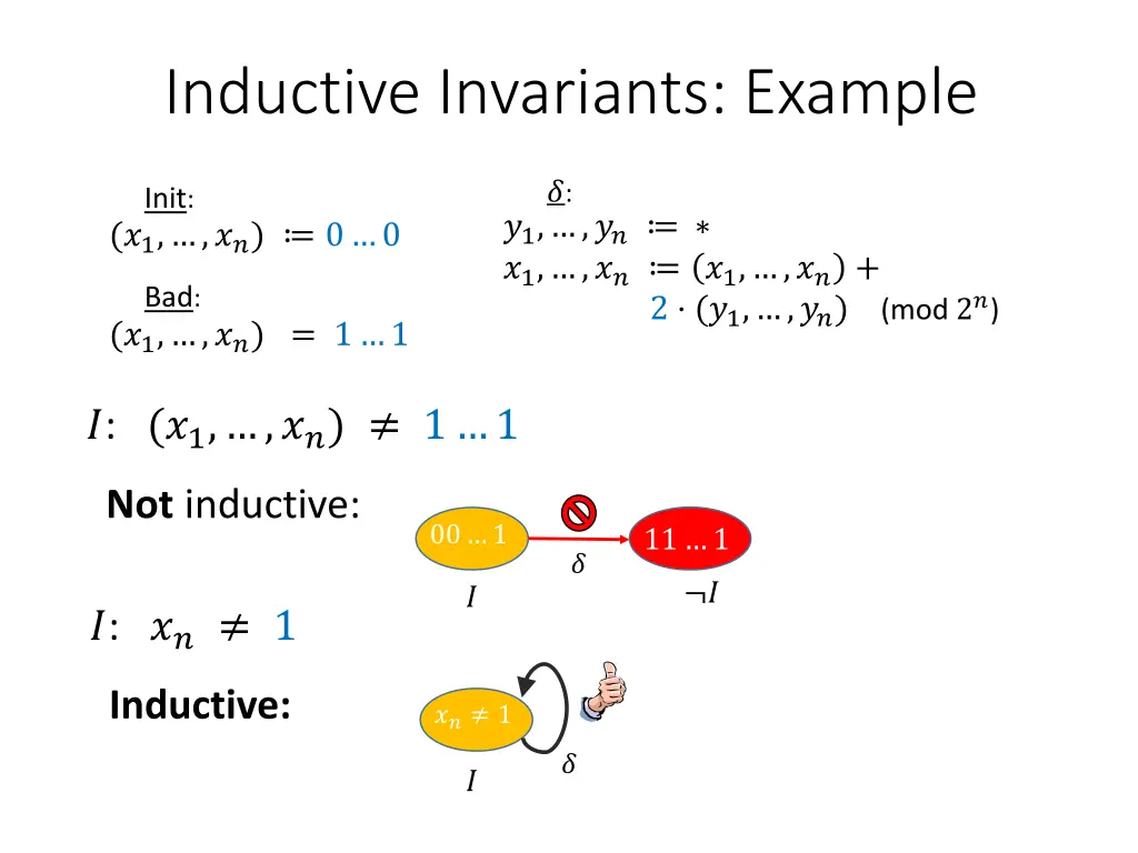 inductive invariants example